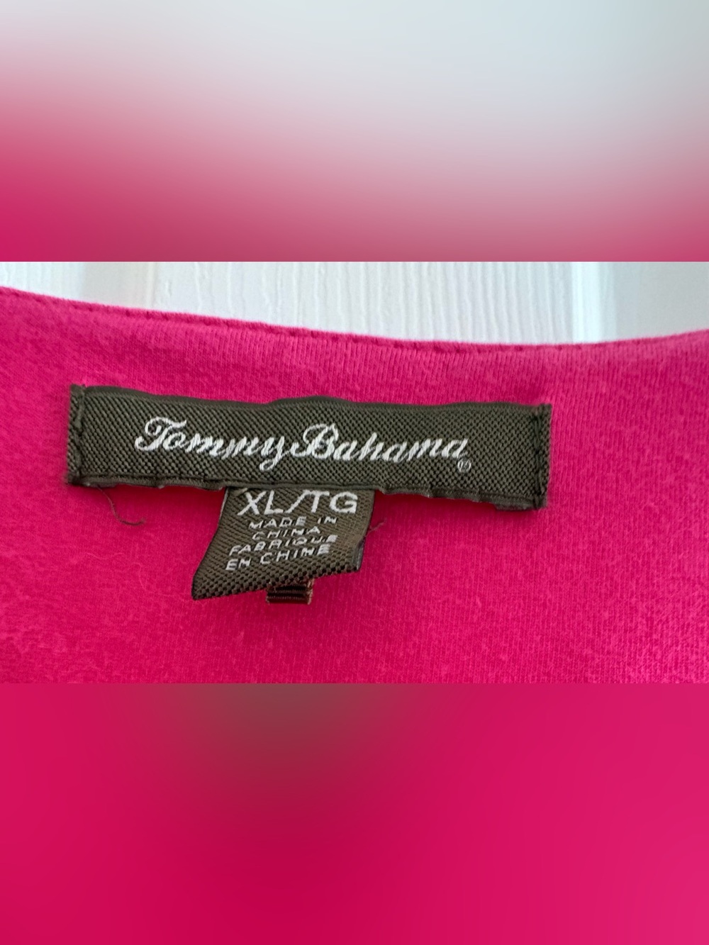 Tommy Bahama Sleeveless Colorblock Dress in Hot Pink & Coral XL - Picture 7 of 10